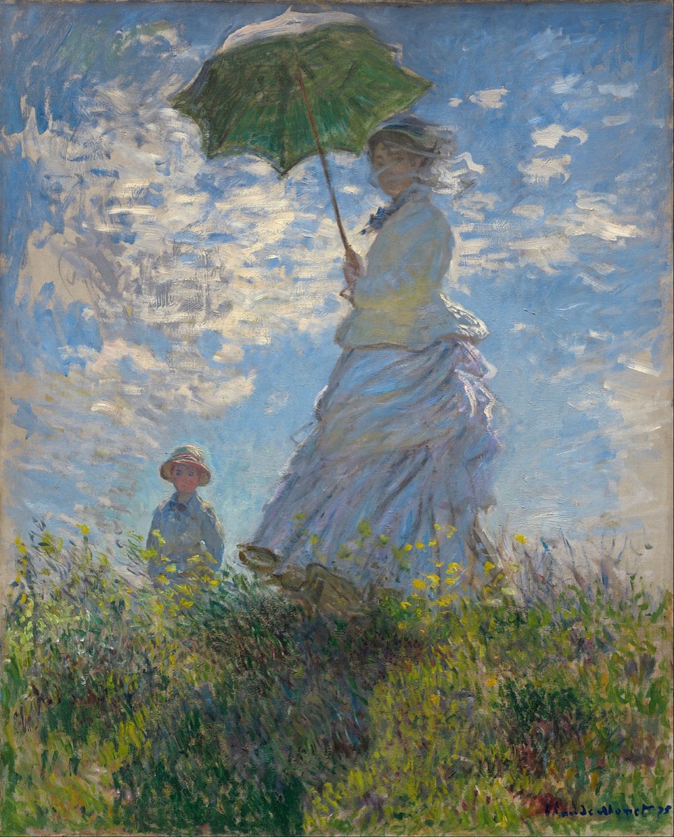 Claude Monet – Kvinne med parasoll